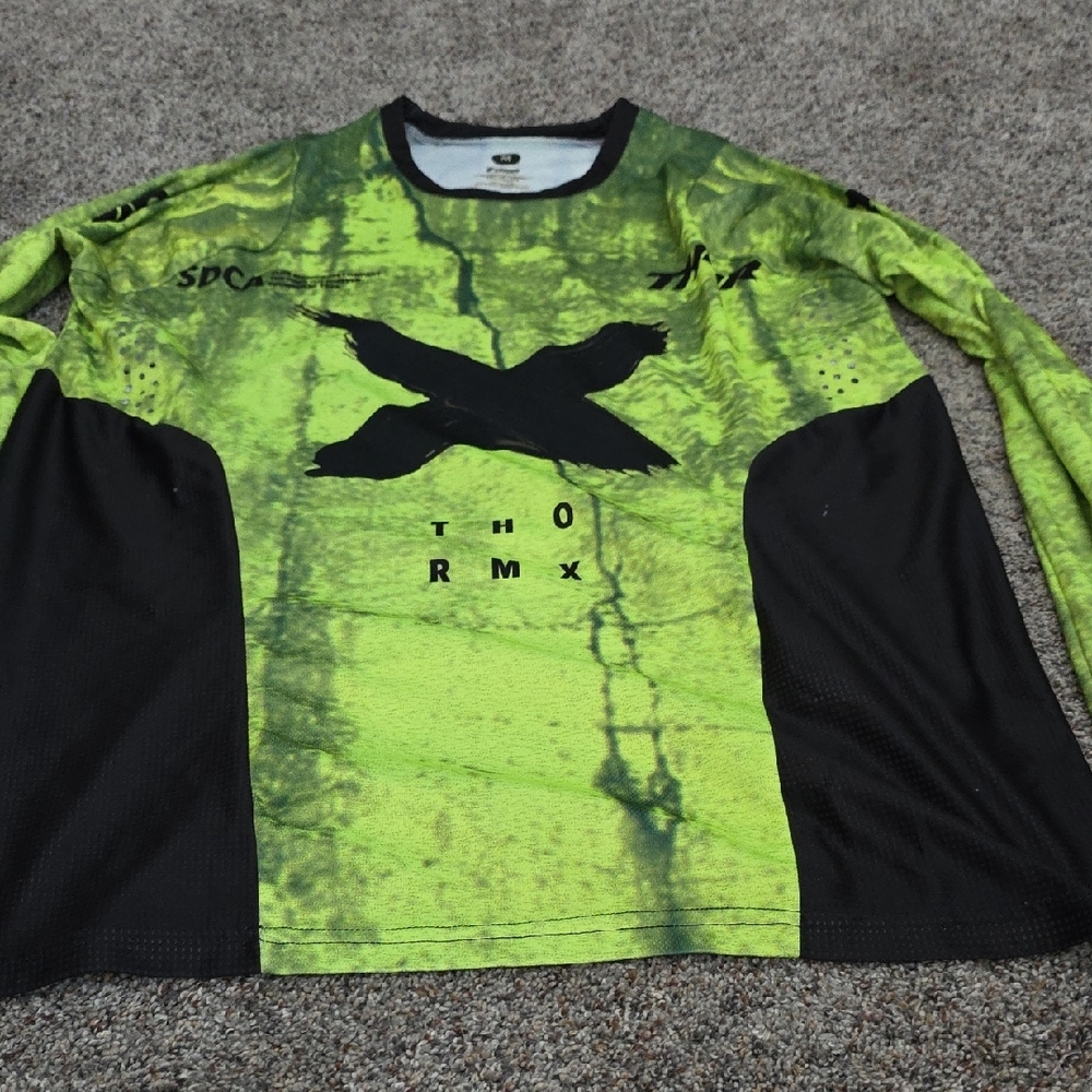 Thor Green and Black Men's Jersey
